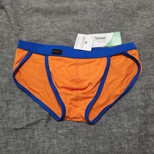 Jack Adams Modal Muscle Brief - Orange/Royal